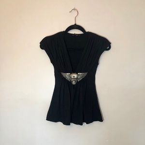 Rebel Yell Skyy Skull Top